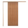 Porta de Correr P/ Verniz com Kit 210x80 Completa - 2