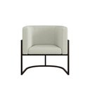 Ver mais imagens de Kit 4 Cadeiras Poltrona Lua Boucle Sala Quarto Preto Balaqui Cor:bege