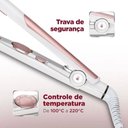 Ver imagem 4 de Prancha Chapinha Mondial P50 220°c Emissão de Íons e Cabo Giratório Branco Rose Gold Bivolt