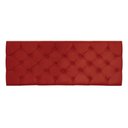 Ver imagem 4 de Painel Capitonê Solteiro 90cm Jade Slk Decor Painel Jade Vermelho
