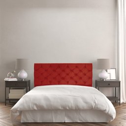 Painel Capitonê Solteiro 90cm Jade SLK Decor Painel Jade Vermelho - 1