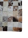 Ver imagem 3 de Tapete de Couro Par Trilhos Tricolor Natural 1,00 X 0,50 M