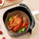 Ver imagem 5 de Forma Reutilizável de Silicone Marrom para Airfryer 16cm
