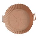 Ver imagem 2 de Forma Reutilizável de Silicone Marrom para Airfryer 16cm
