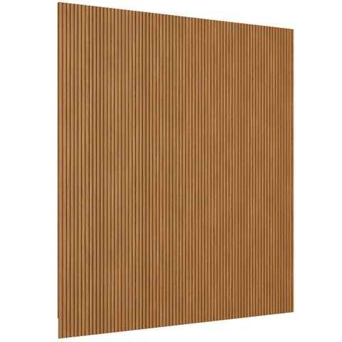 Painel Ripado de Madeira para Sala Quarto 258x250cm Slats L05 Nature - Lyam Decor