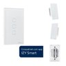 Kit 2 Interruptores Smart Inteligente Touch Wi-fi 3 Teclas Ews 1003 Intelbras - 2