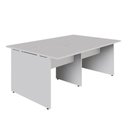 Ver imagem 5 de Plataforma de Trabalho 4 Lugares Pé Painel F5 180cm Cinza F5 Office