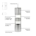 Ver imagem 2 de Fritadeira sem Óleo Air Fryer Toutch EAF42P 127V Eos com Moedor Sal e Pimenta Duplo Tramontina