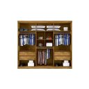 Ver imagem 4 de Guarda Roupa Casal 6 Portas e 4 Gavetas Zeus Rovere - Bianchi