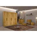 Ver imagem 5 de Guarda Roupa Casal 6 Portas e 4 Gavetas Zeus Rovere - Bianchi