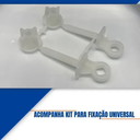 Ver mais imagens de Assento Almofadado Atlas Primafer Oval Branco Liso Banheiro