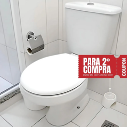 Assento Almofadado Atlas Primafer Oval Branco Liso Banheiro - 9