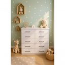 Ver imagem 2 de Cômoda Marbela 10 Gavetas Infantil Branco
