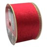 Fita Aramada Decoração Natalina 6cm X 9,14m Vermelha - 1