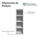 Ver imagem 3 de Nicho de Parede 20 Cm 4 Prateleiras Branco Neo Madesa
