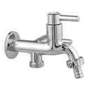 Ver imagem 3 de Torneira Tanque Máquina Lavar 2 Saídas ABS Cromado 1031 C72:Prateado