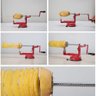 Máquina de Cortar Batata em Espiral, Fazer Legumes, Frutas, Verduras, Fatiador Slicer, Chips no Pali - 2
