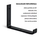 Ver imagem 4 de Kit com 6 Mão Francesa Invertida 20cm Prateleira Industrial