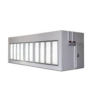 Walk in Cooler Gallant Resfriados 10 Portas Vidro com Piso Painel 220V/3F CWRCP-10