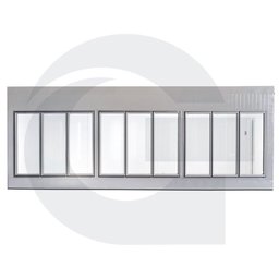 Walk in Cooler Gallant Resfriados 10 Portas Vidro com Piso Painel 220V/3F CWRCP-10 - 3