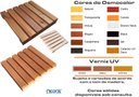 Ver imagem 2 de Deck de Madeira Modular 30x30 Cm Réguas 4 Cm com Pintura Neonx:osmocolor Canela Semi Tran