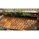 Ver imagem 3 de Deck de Madeira Modular 30x30 Cm Réguas 4 Cm com Pintura Neonx:osmocolor Canela Semi Tran