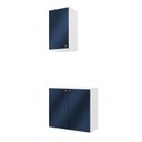 Ver imagem 2 de Conjunto para Banheiro com Aéreo Kappesberg Celeste 2 Peças Branco/azul 80cm