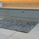 Ver imagem 2 de Tapete Passadeira Trellas Macau Preto Antiderrapante Ideal para Sala Quarto Decoração Moderna Poliés