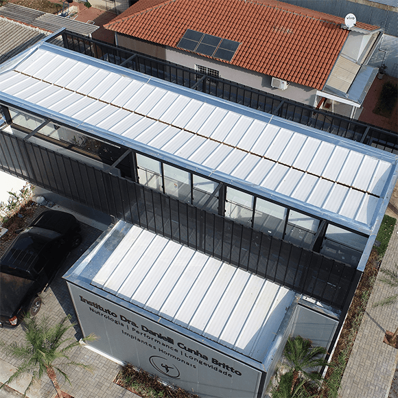Telha Térmica Sanduíche Branca com Forro 5,65 Metros – Núcleo em Pir 20mm - Isotelha Kings Ec-isotel - 6