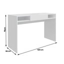 Ver imagem 2 de Escrivaninha Àpila com Gaveta 100% MDF Móveis Rimo - Branco