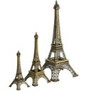 Ver imagem 2 de Torre Eiffel Paris Enfeite Miniatura Decoração de Metal 32cm