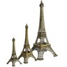 Torre Eiffel Paris Enfeite Miniatura Decoração de Metal 32cm - 2