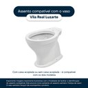 Ver imagem 4 de Tampa de Vaso Sanitário Vila Real Cinza Claro para Louça Luzarte