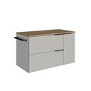 Ver imagem 7 de Gabinete de Banheiro Crpro-BAL013 Suspenso 2 Portas 1 Gaveta MDP 80cm Mel-Arenas Multimóveis