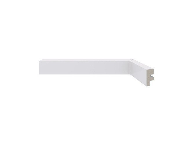 Rodapé 466 Branco Poliest 3,0cm Santa Luzia