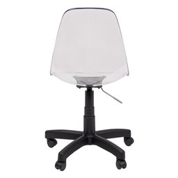 Cadeira Eames Transparente Office Preto - 2