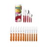 Kit - Jogo de Churrasco Inox 12 Peças Dynamic + 1 Faqueiro Vermelho 30pç - Tramontina - 3
