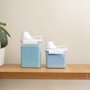 Ver imagem 5 de Kit com 2 Porta Sabão em Pó com Copo Dosador e Travas - Oikos