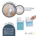 Ver imagem 4 de Kit com 2 Porta Sabão em Pó com Copo Dosador e Travas - Oikos