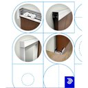 Ver imagem 4 de Suporte Para Porta de Correr 7x200cm com Batente Master TOP Rodinato