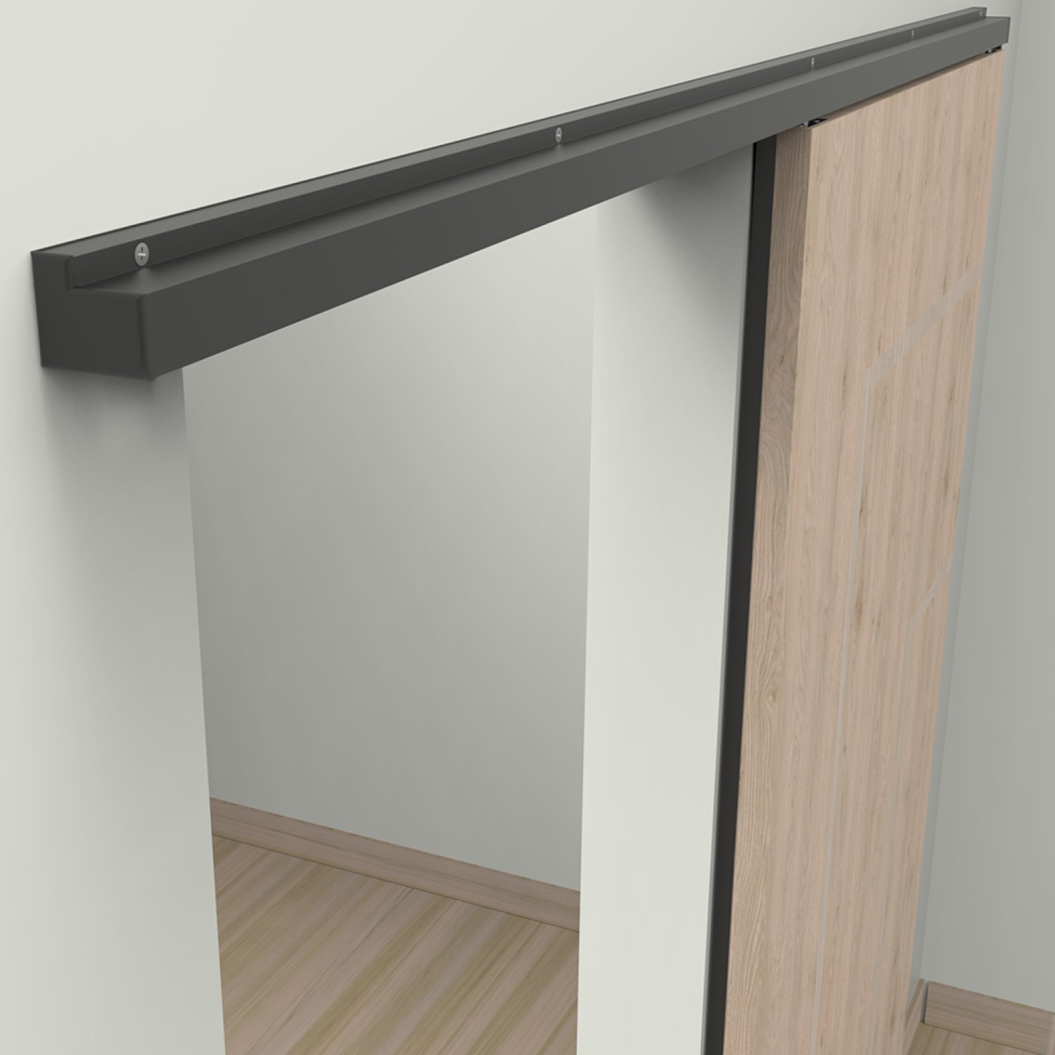 Suporte Para Porta de Correr 10x200cm com Arremate 235 Evolution Rodinato - 3