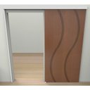 Ver imagem 1 de Suporte Para Porta de Correr 7x200cm com Batente Master TOP Rodinato