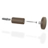 Pendurador Gancho Multiuso Marrom 6 Cm - 1