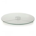 Ver imagem 1 de Centro de Mesa Prato de Vidro Giratório 70cm Casa Cozinha Prato que Gira na Mesa para Servir Famí