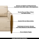 Ver imagem 4 de Kit 2 Poltronas Decorativas Pés Madeira Maceió Linho Champagne - Gran Belo