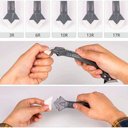 Ver imagem 2 de Raspador Silicone Removedor Espátula Aplicador Rejunte 3x1