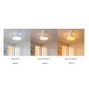 Ver imagem 5 de Ventilador de Teto Shopmix 17W 40cm 3 Pás 6 Velocidades Branco Pá Retrátil LED Bivolt
