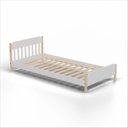 Ver imagem 2 de Cama Infantil Solteiro Arredus em Madeira Maciça/MDF Branco/Marrom