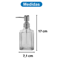 Ver imagem 5 de Porta Sabonete Líquido Quadrado Spike 370ml Wolff