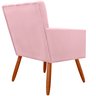 Kit 2 Poltrona Decorativa Miami Rosê para Sala de Estar Recepção - 3